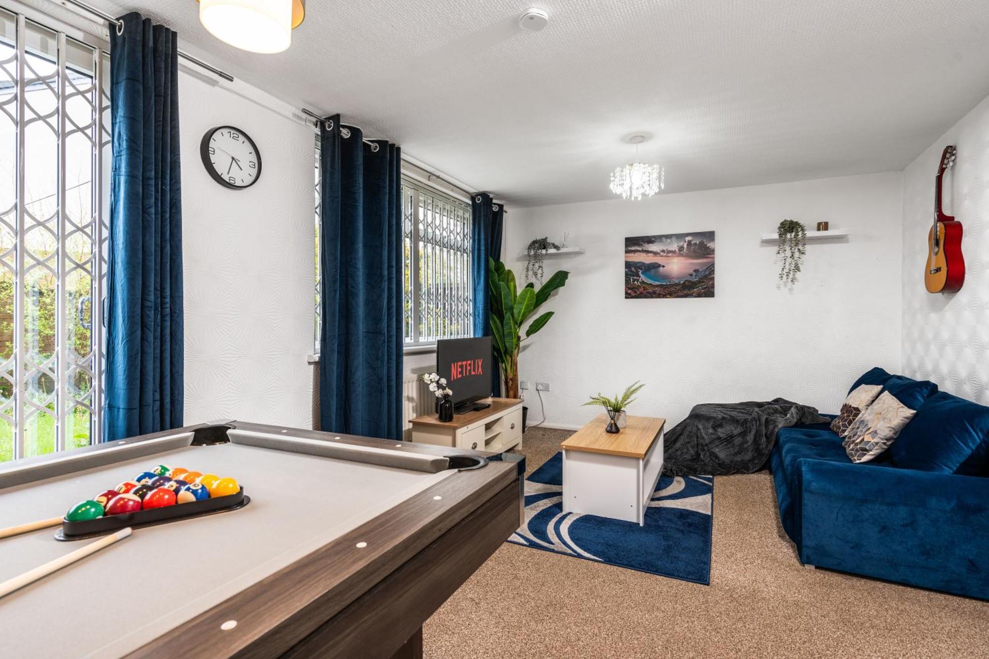 Majestic Gem - Pool Table - Coop - Etihad - Parking Villa Manchester Eksteriør bilde
